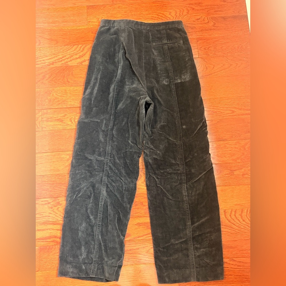 Lemaire Black/Grey Corduroy Pants